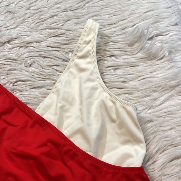 Solid & Striped Ballerina One Piece Swimsuit in Firecracker sz M - Picture 5 of 9